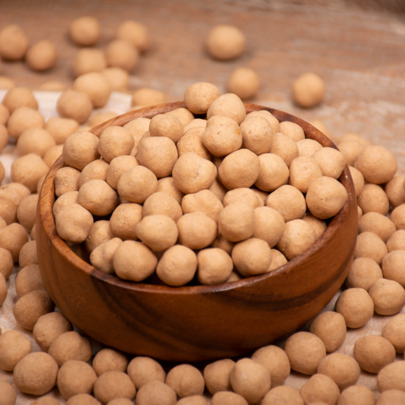 çıtır leblebi Ambalajlı sade çıtır leblebi – doğal kavrulmuş nohut atıştırmalığı